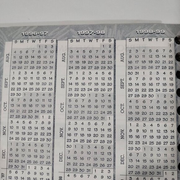 Coca-Cola PolarBear 1995 Spiral Bound Student Planner 9.5"x6.5" Vintage Ephemera - Picture 15 of 15